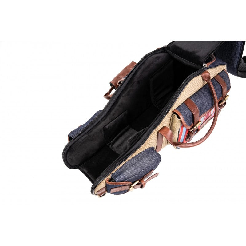 Funda Saxo Alto Bam Ikat Nashville IKAT3001SCA Gris/Beige