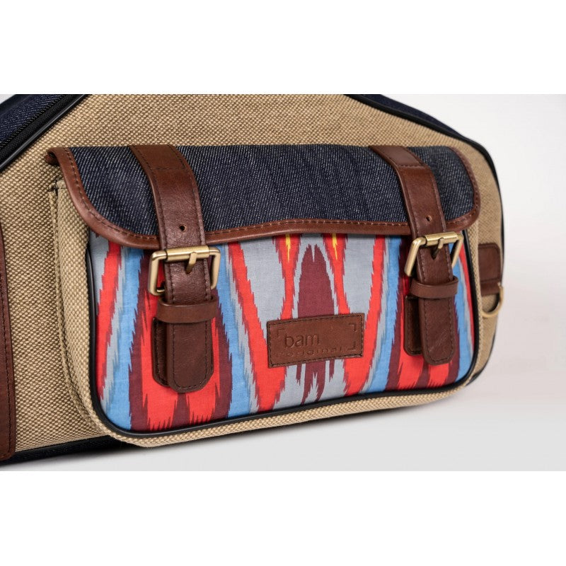 Funda Saxo Alto Bam Ikat Nashville IKAT3001SCA Gris/Beige