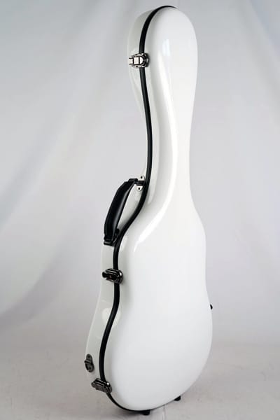 Estuche Guitarra Clasica Sulayr Fibra de Vidrio Blanco_03 - detalle felpa