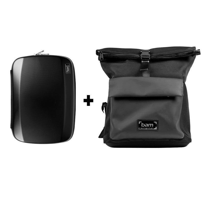 Estuche Clarinete Bam Stage Hightech STAGE3027IN + Mochila Bamtech BTECH9003N Negro