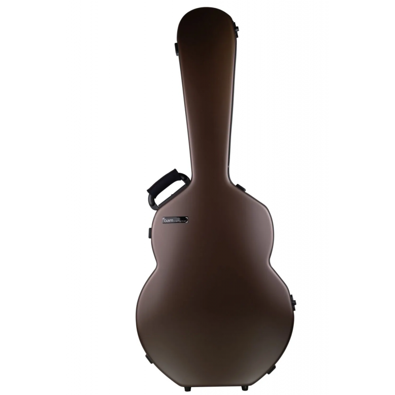 Estuche Guitarra Arch Top 17" Bam Steels Hightech STEELS8006XL Marrón