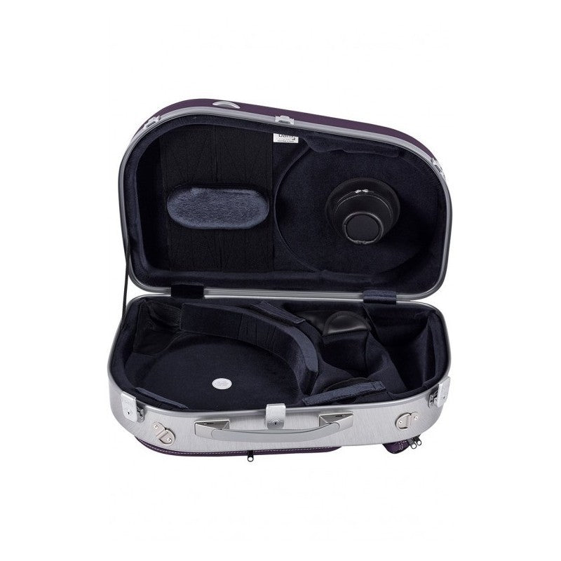 Estuche Trompa Bam L'Étoile Hightech interior ajustable ET6002XL Violeta