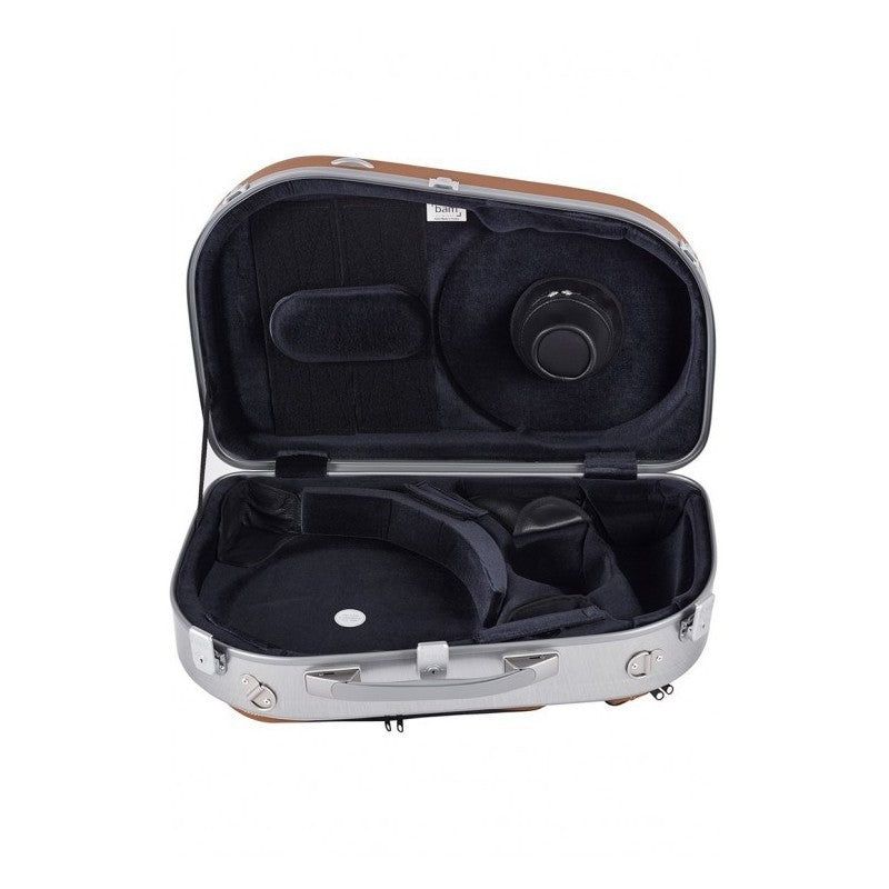 Estuche Trompa Bam L'Étoile Hightech interior ajustable ET6002XL Cognac