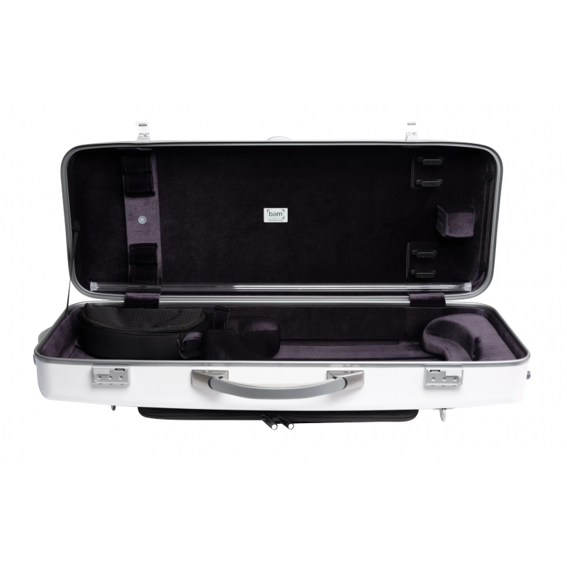 Estuche Viola Bam Ice Suprême Hightech rectangular SUP5301XLW Blanco/Negro