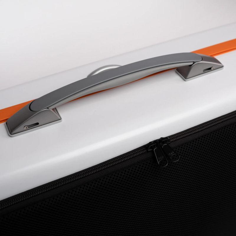 Estuche Viola Bam Ice Suprême Hightech rectangular SUP5301XLW Blanco/Naranja