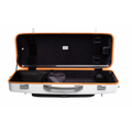 Estuche Viola Bam Ice Suprême Hightech rectangular SUP5301XLW Blanco/Naranja