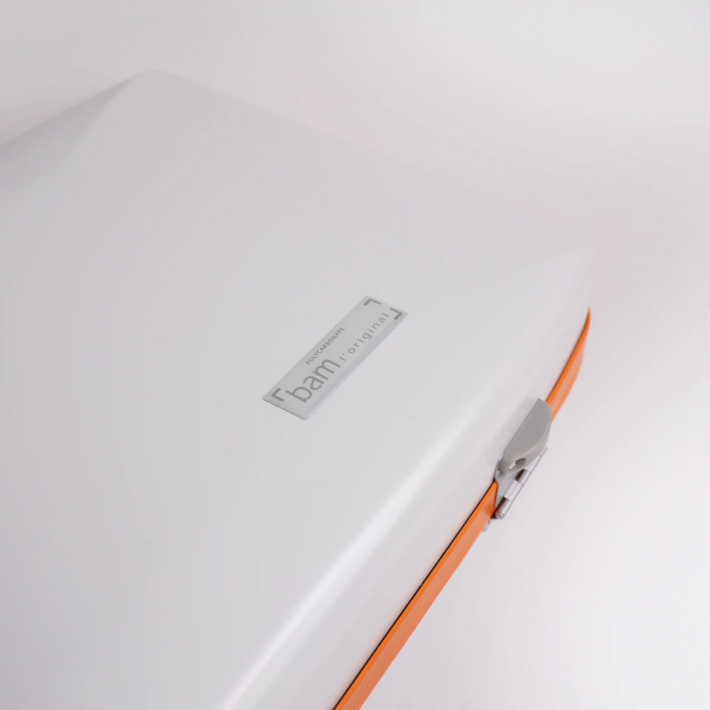 Estuche Viola Bam Ice Suprême Hightech rectangular SUP5301XLW Blanco/Naranja