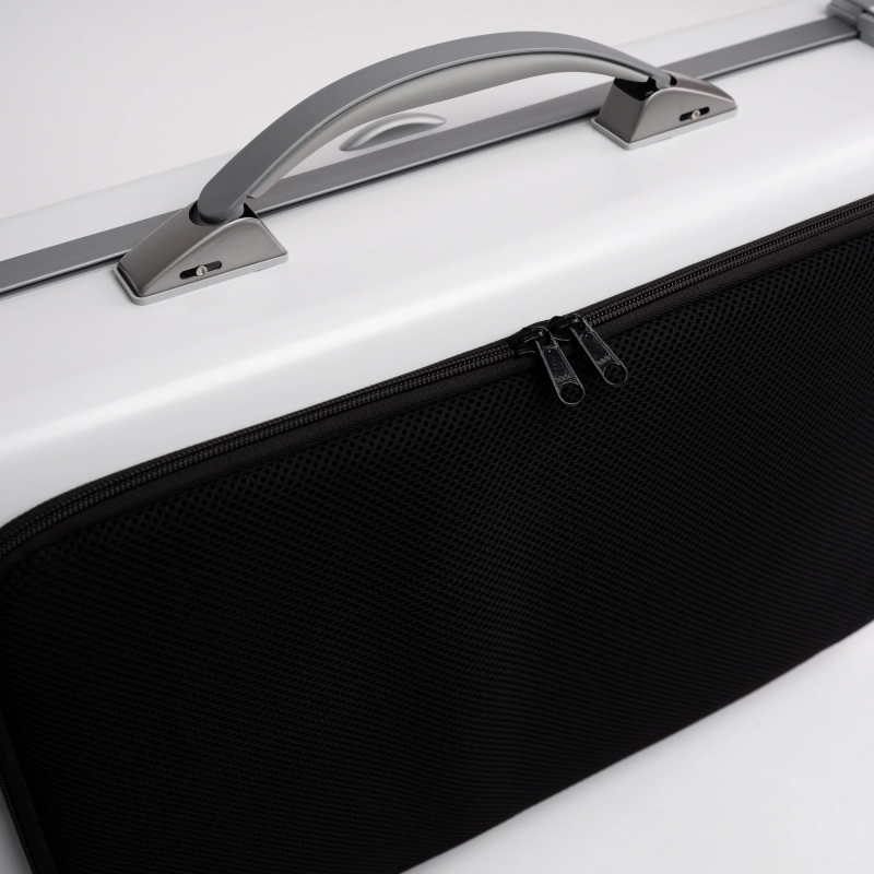 Estuche Viola Bam Ice Suprême Hightech rectangular SUP5301XLW Blanco/Plata