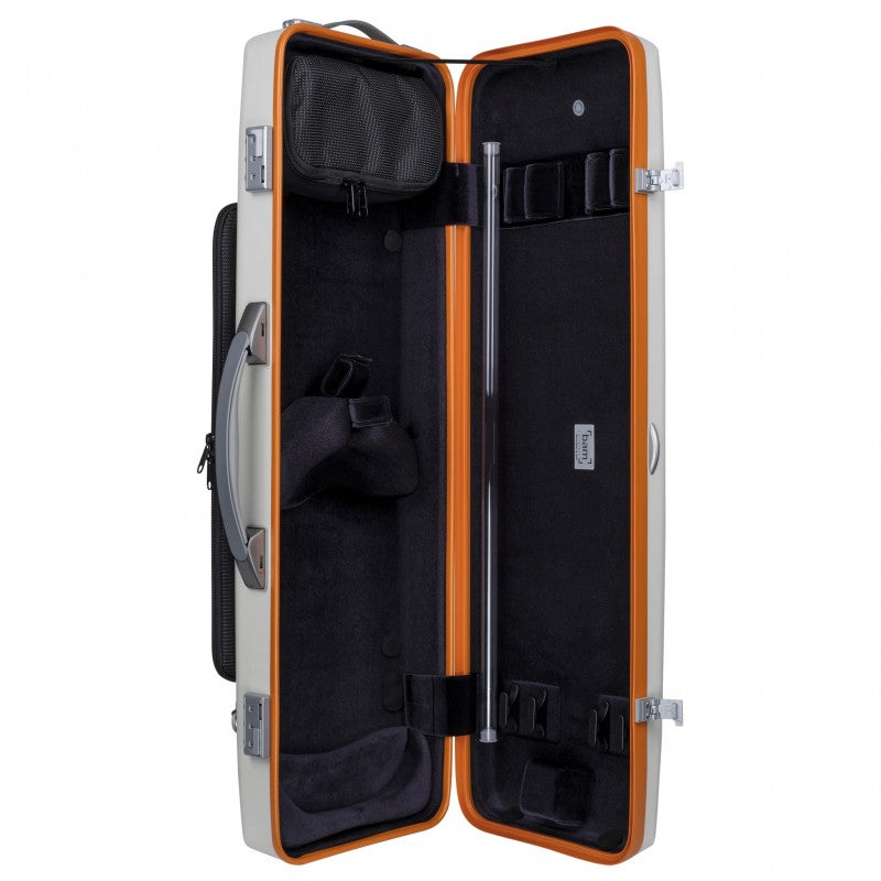 Estuche Violin 4/4 Bam Graffiti Rectangular Hightech GRAF2018XL Blanco/Naranja