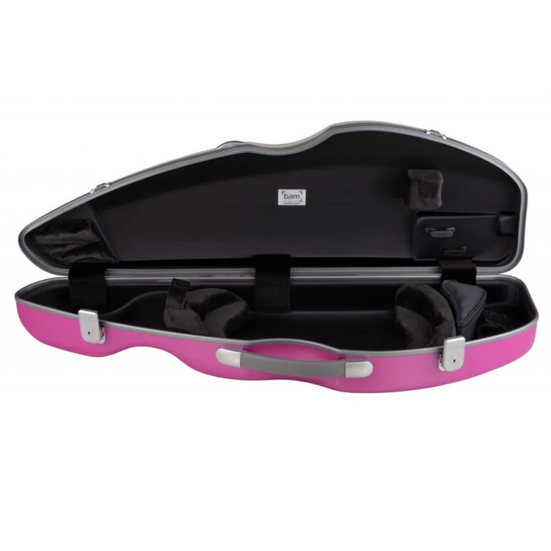 Estuche Violin 4/4 Bam Bonbon Hightech BONB2004XL Blanco Violeta