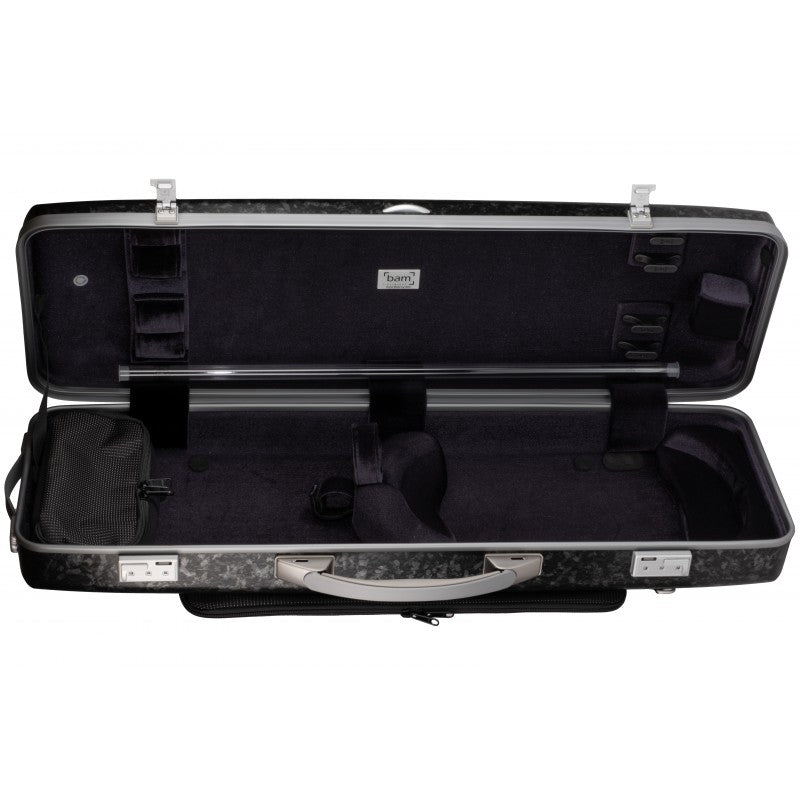 Estuche Violin 4/4 Bam Rocks Hightech rectangular ROC2018XLS Carbon Forge