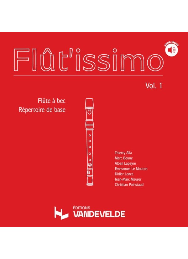Flût'issimo Vol. 1 para Flauta Dulce. CD. VV. AA.