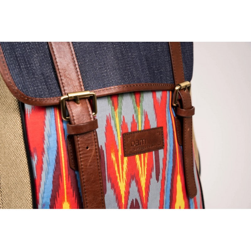 Funda Guitarra Clásica Bam Ikat Nashville gris/beige IKAT8002SCA