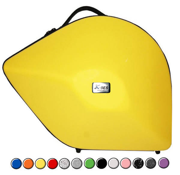 Estuche Trompa Kses Premium Mate Campana Desmontable Amarillo
