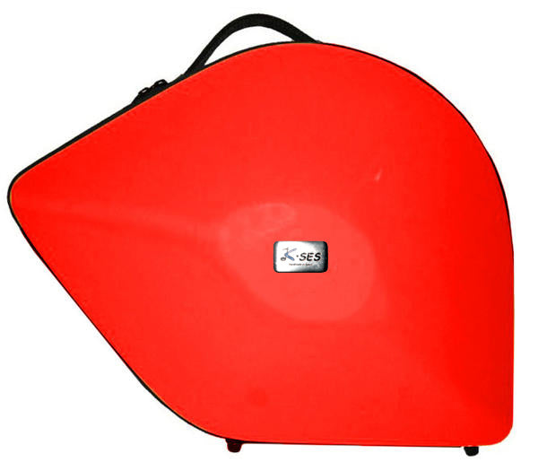 Estuche Trompa Kses Premium Mate Campana Desmontable Rojo