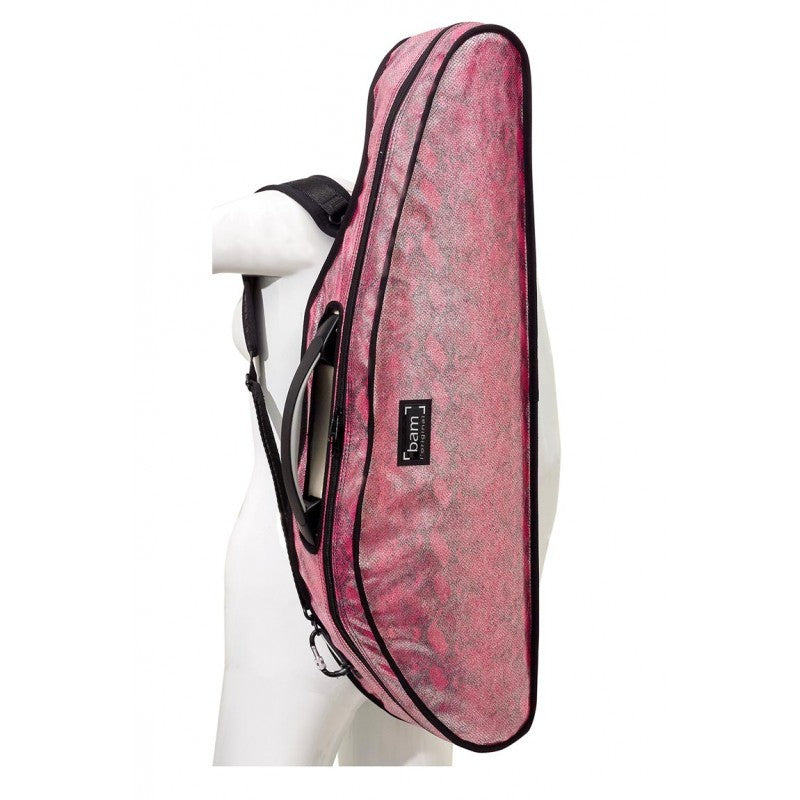 Funda Violin 4/4 Bam Hoody Snake modelo Hightech Slim HO2000XLS Rosa