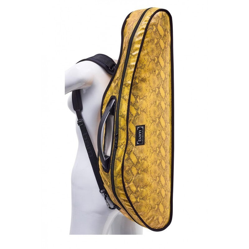 Funda Violin 4/4 Bam Hoody Snake modelo Hightech Slim HO2000XLS Amarillo