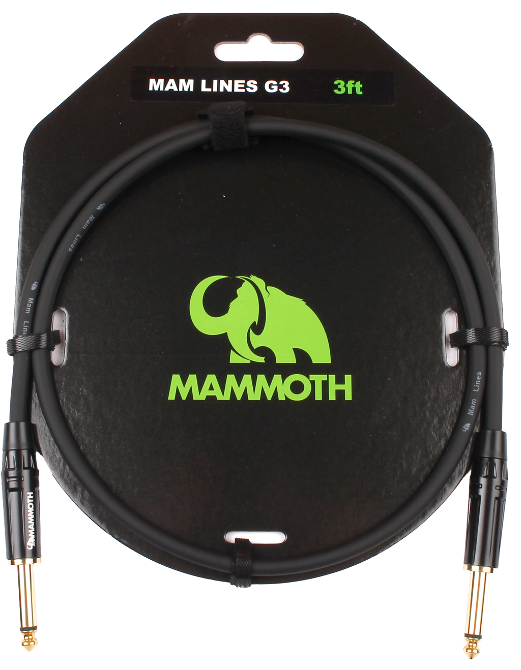 Cable Instrumento Mammoth Jack - Jack 1m MAM-LINES-G3 - vista 3
