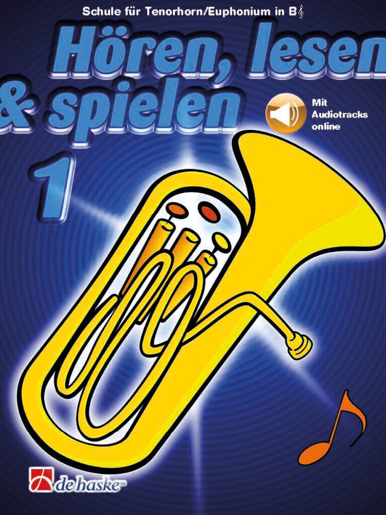 Escuchar, Leer, Tocar Bombardino en Sib 1 Audio Online - De Haske