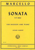 Sonata in E minor for Bassoon and Piano para Fagot. Marcello, B.