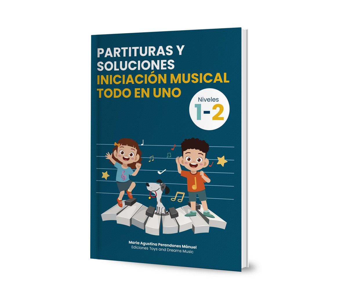 Iniciacion Musical Todo en Uno Partituras y Soluciones 1 y 2. Perandones, M.A.