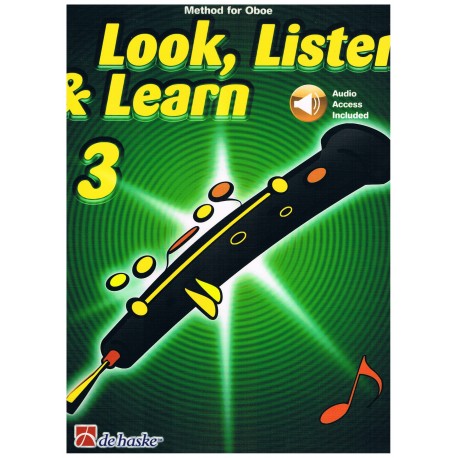Escuchar, Leer, Tocar Oboe 3 Audio Online - Edicion en Ingles - De Haske
