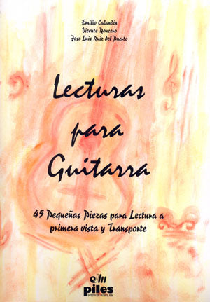 Lecturas Para Guitarra. Calandin, E.