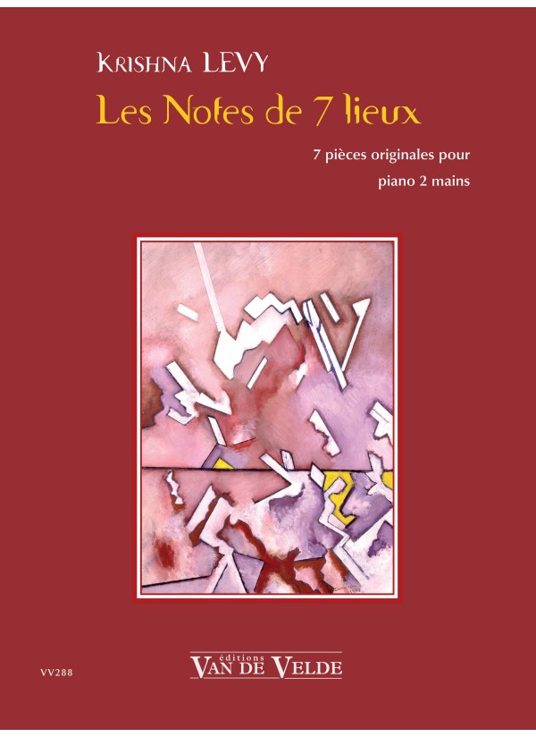 Les Notes de 7 Lieux para Piano. Levy, K.