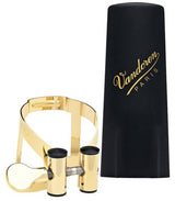 Abrazadera y Boquillero Saxofon Alto Vandoren M/O Chapada Oro LC57GP