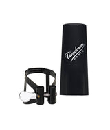 Abrazadera y Boquillero Clarinete Bajo Vandoren M/O Negra LC54BP