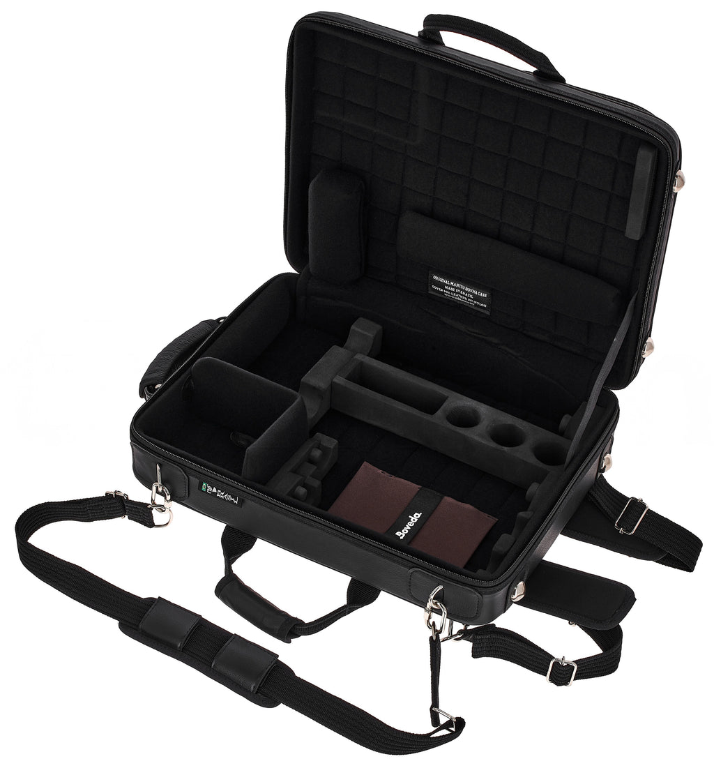 Marcus Bonna Double Case MB-L AB Estuche clarinete — estuche abierto