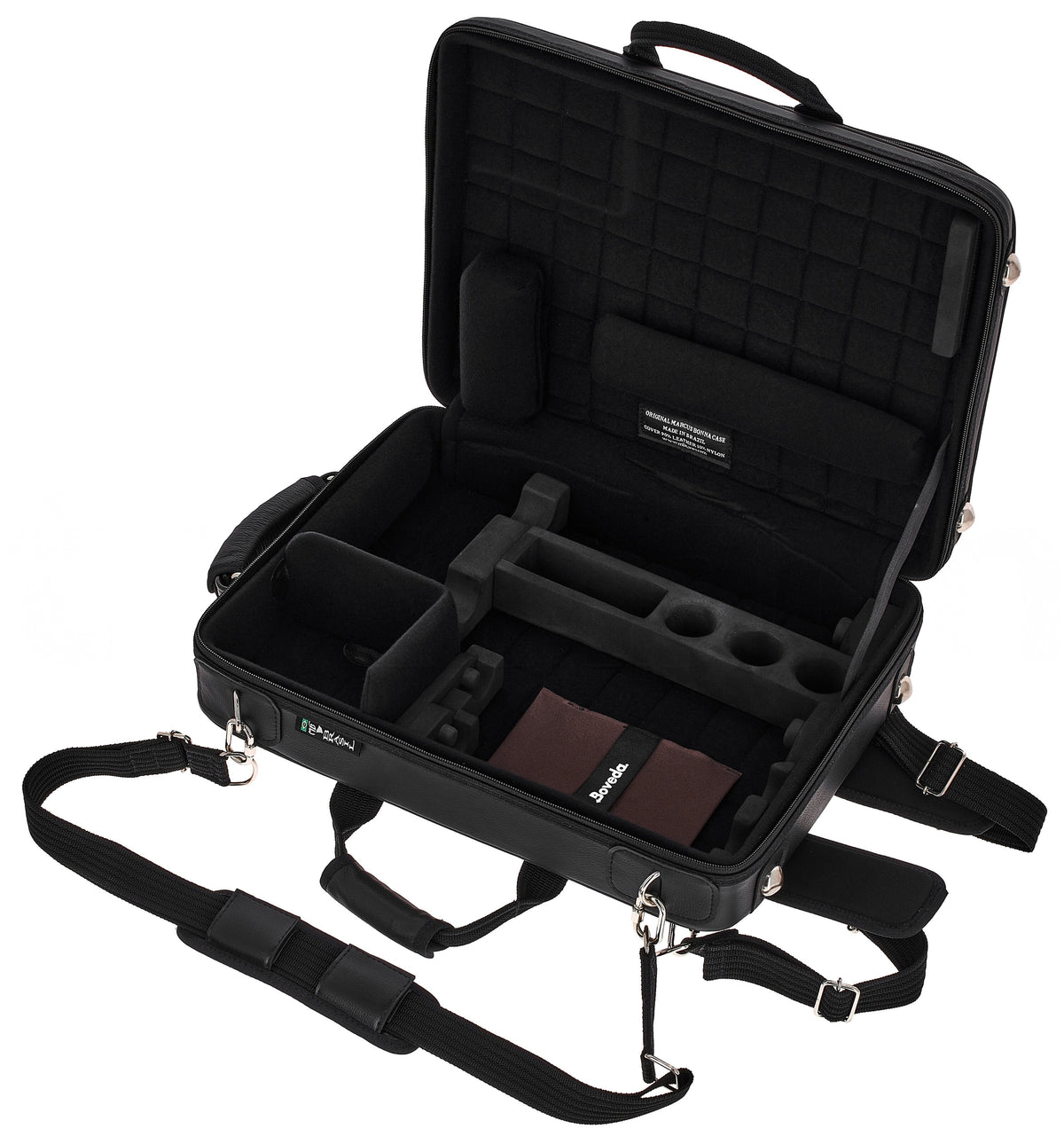 Marcus Bonna Double Case MB-L AB Estuche clarinete — estuche abierto