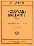 Polonaise Brillante Op. 3 para Violonchelo. Chopin, F.