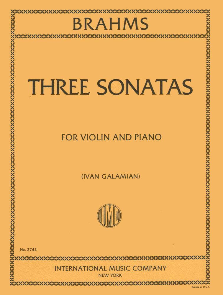 IMC0720 Sonatas Brahms
