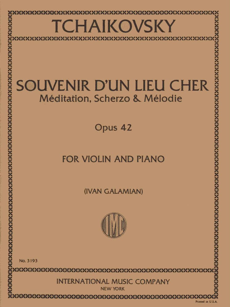 IMC1185 Souvenir Tchaikovsky