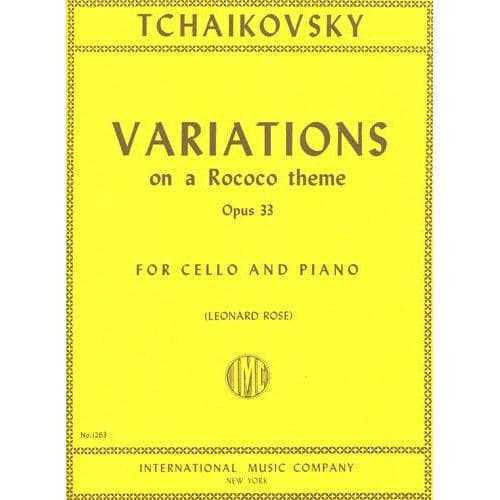 Variations on a Rococo Themes Op.33. Tschaikowsky, P.