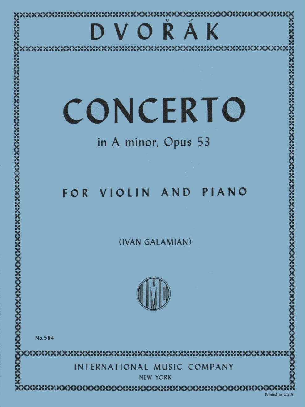 IMC0231 Concerto Dvorak