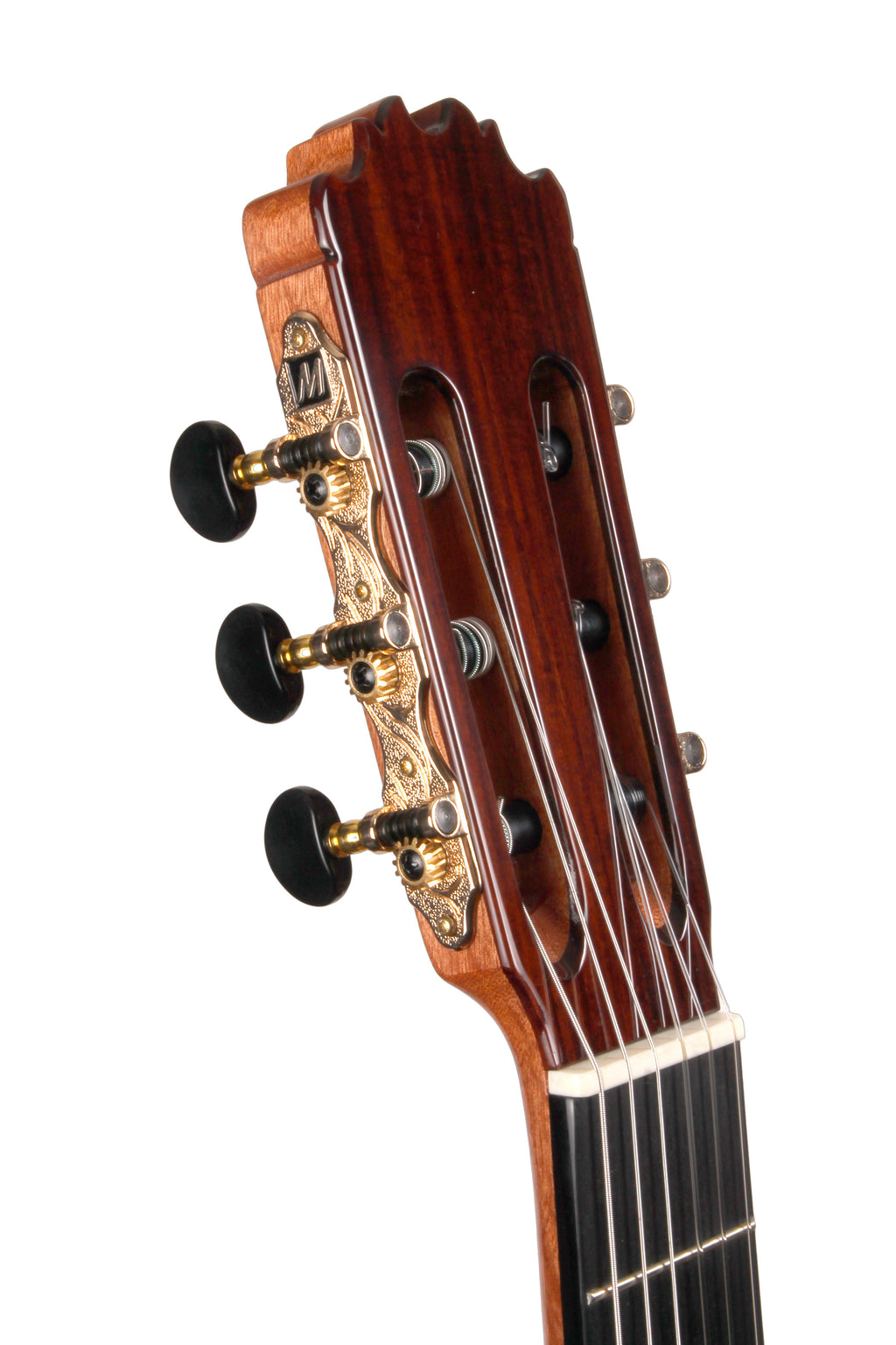 Guitarra Clasica 4/4 Jose Rincon Tapa Maciza Abeto Caoba Brillo MM4 - vista 3