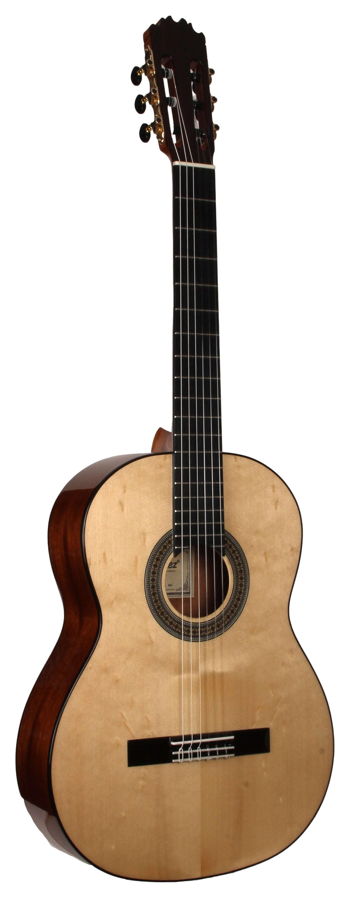 Guitarra Clasica 4/4 Jose Rincon Tapa Maciza Abeto Caoba Brillo MM4 - vista 4