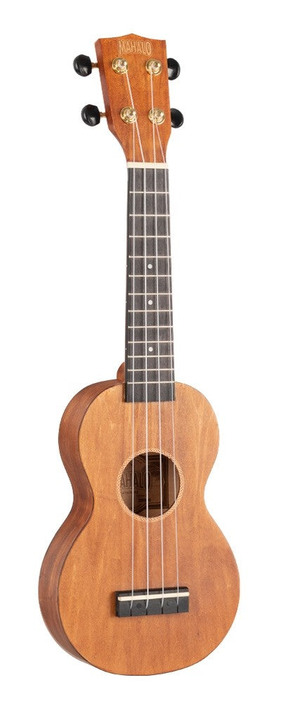 Ukelele Soprano Mahalo Slimline Marron con Funda MS1TBR