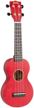 Ukelele Soprano Mahalo Slimline Rojo con Funda MS1TRD