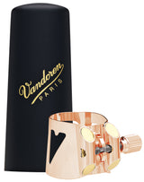Abrazadera y Boquillero Saxofon Alto Vandoren Optimum Oro Rosa LC07PGP