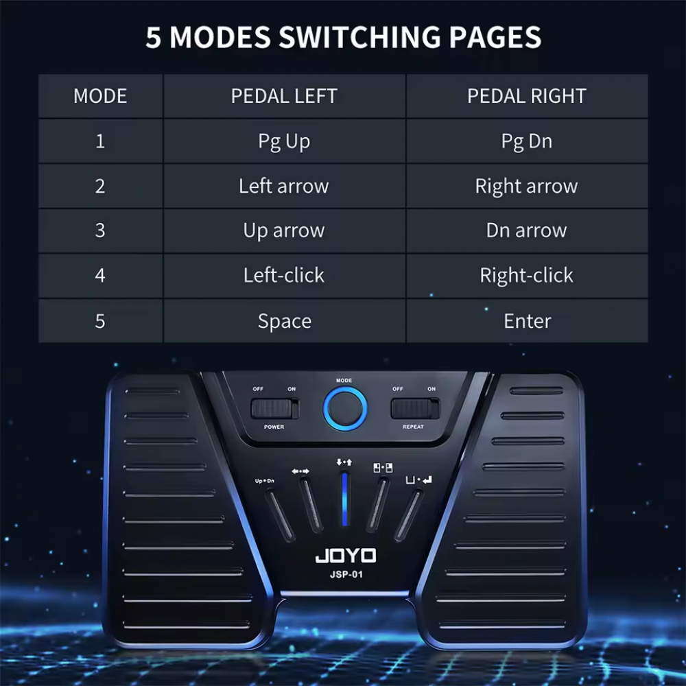 Pedal Controlador Joyo JSP-01 Bluetooth