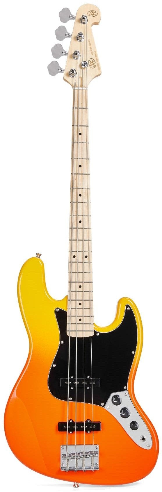 Bajo Electrico SX Tipo Jazz Bass Burning Fire con Funda SBM1BF - vista 3