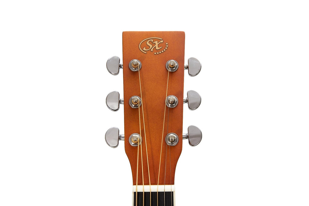 Guitarra Acustica SX Dreadnought Natural SD104 - vista 3