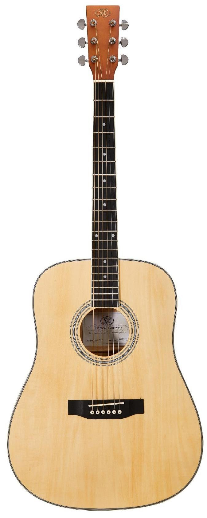 Guitarra Acustica SX Dreadnought Natural SD104 - vista 2