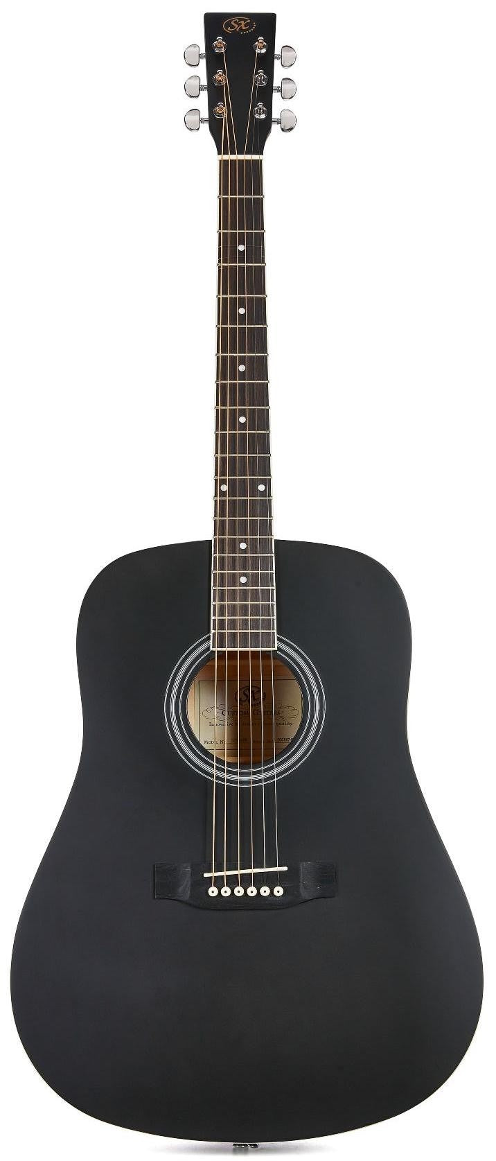 Guitarra Acustica SX Dreadnought Negro SD104BK - vista 3