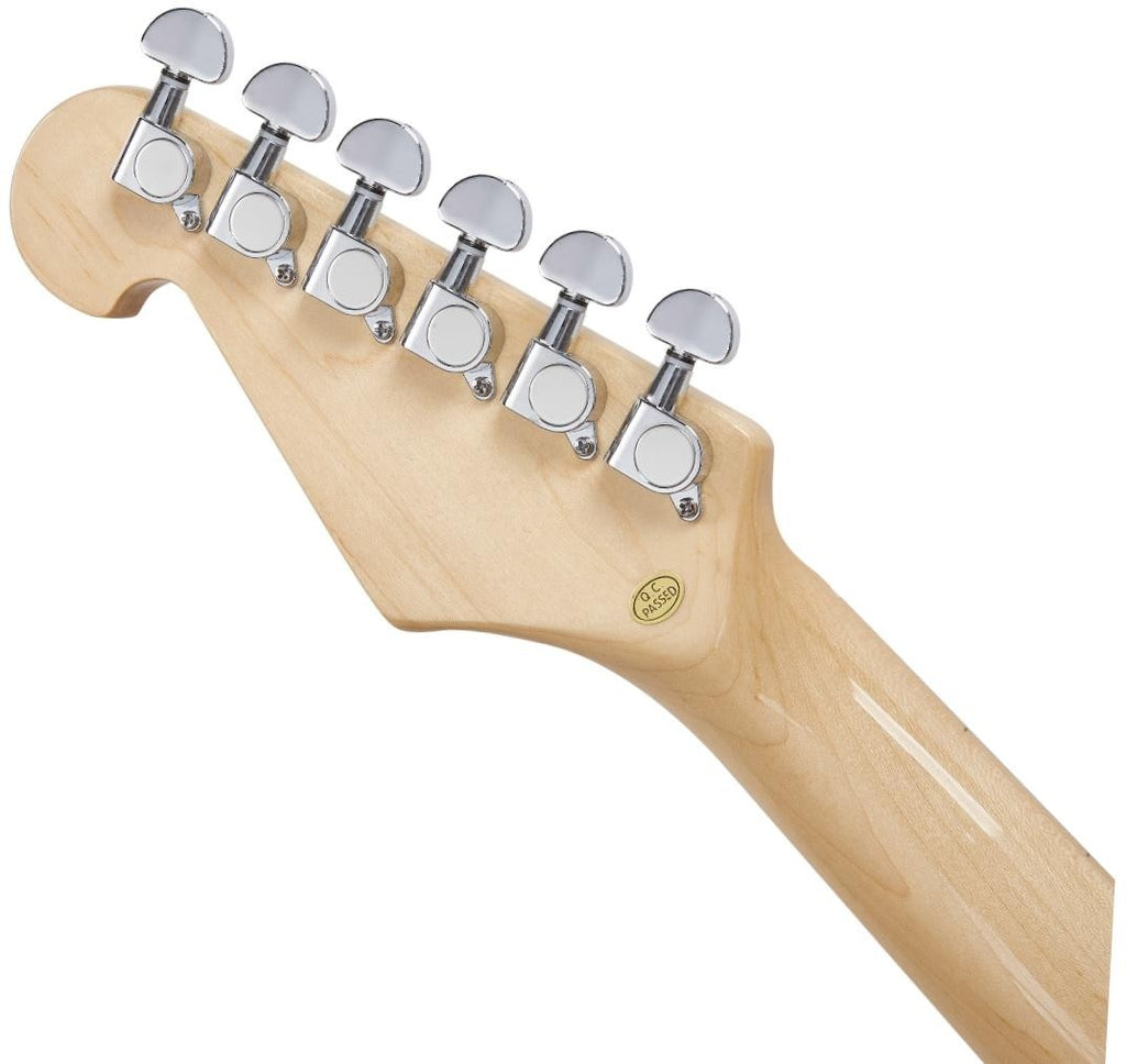 Guitarra Electrica SX Tipo ST Diapason Arce 3 Tone Sunburst con Funda SEM13TS - vista 3