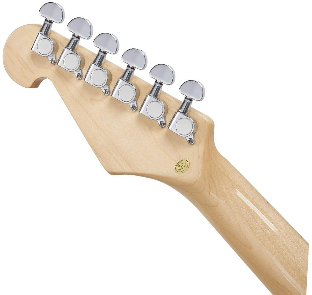 Guitarra Electrica SX Tipo ST Diapason Arce 3 Tone Sunburst con Funda SEM13TS - vista 3