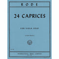 24 Caprices for Viola Solo para Viola. Rode, J.